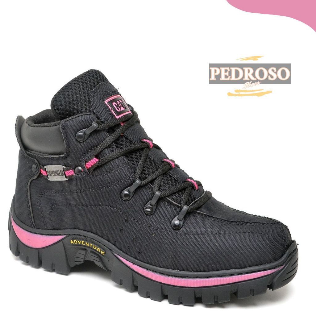 Coturno Bota Adventure  Feminino Lona Reforçada S