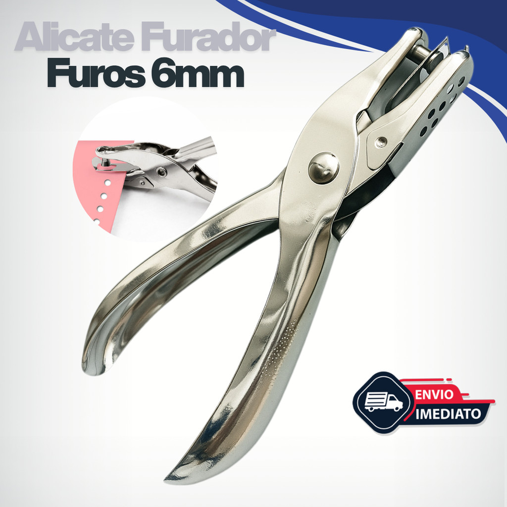 Alicate Furador Perfurador Papel Eva Circulo Scrap