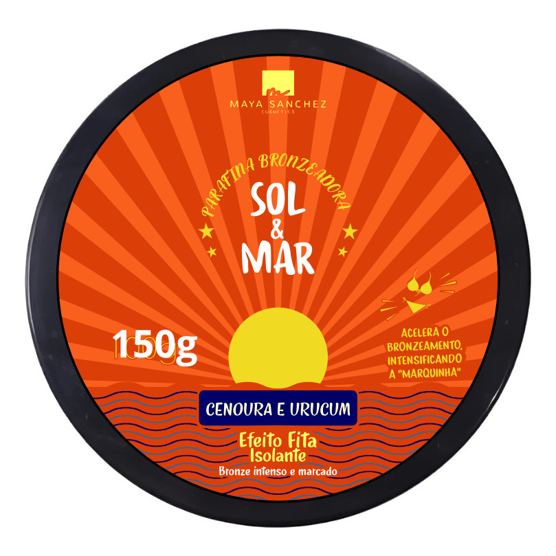 Parafina Bronzeadora Sol E Mar Bronze Intenso E Du