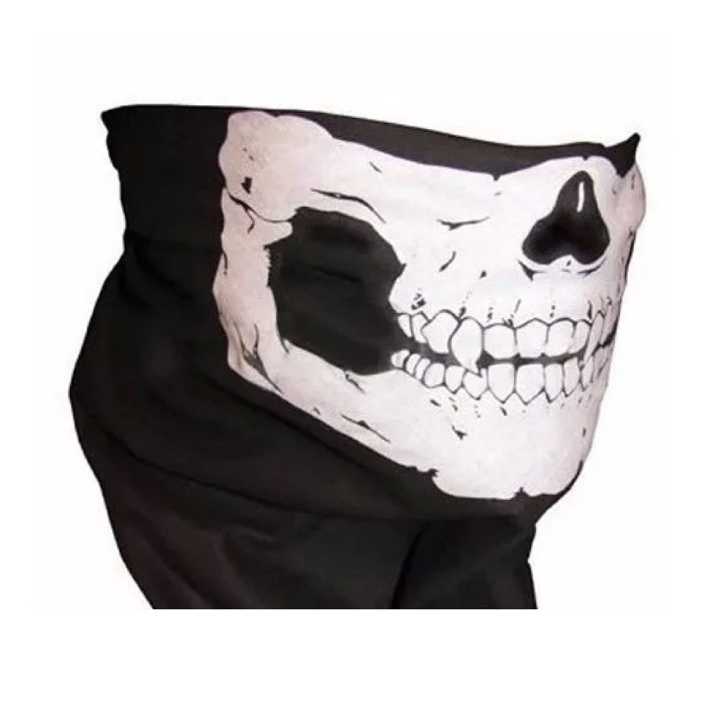 Bandana tubular balaclava Caveira máscara com pro