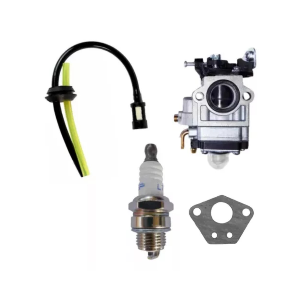 Carburador kit mangueira filtro vela roçadeira 52