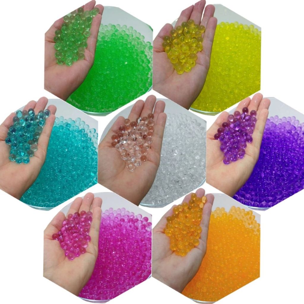 Bolinhas De Gel Cresce Na Água Decoração Vaso P