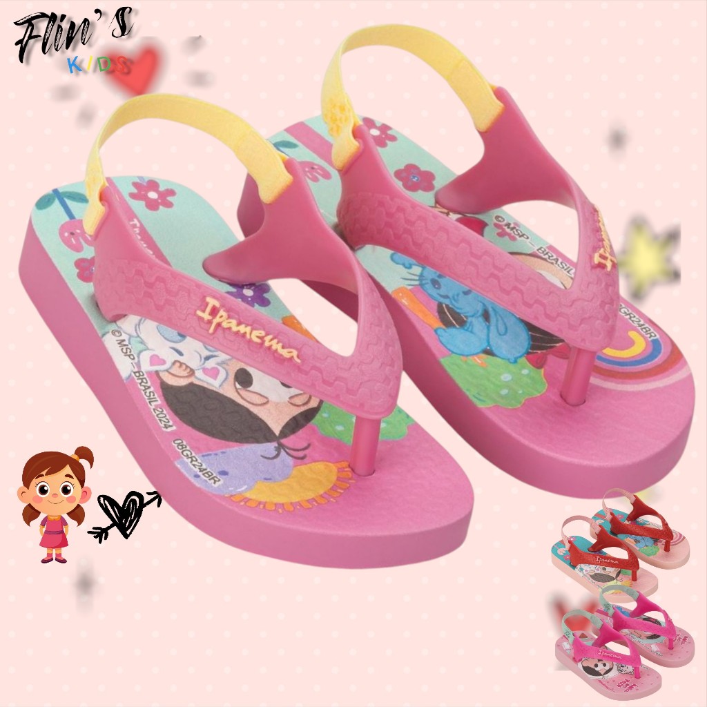 Sandália Chinelo Ipanema Baby Turma da Mônica Su