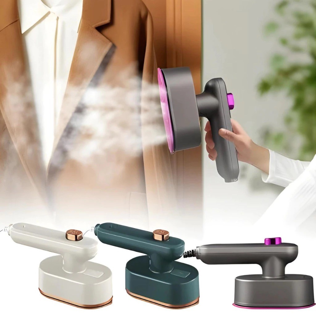 Mini ferro a vapor rotativo para viagens elétrico