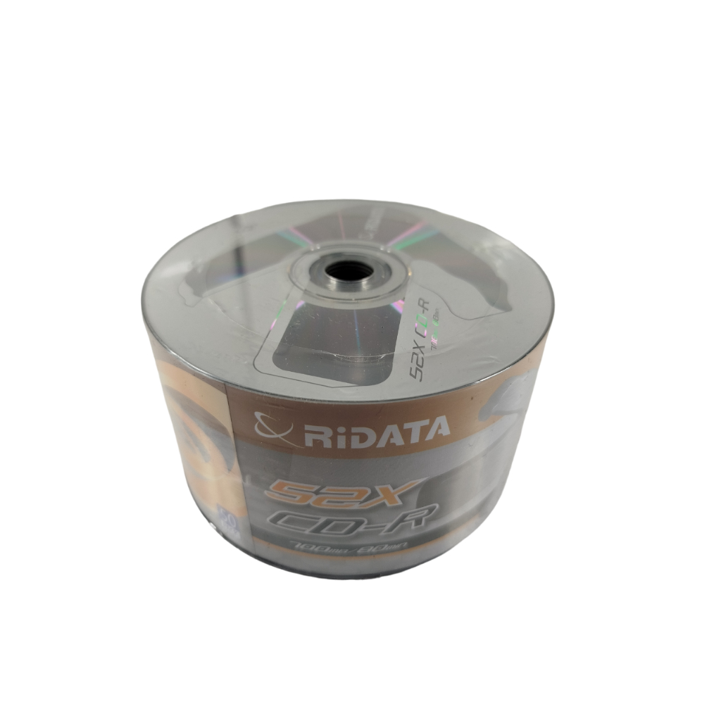 50 Cd-R Ridata Logo 700mb 80minutos 52x Original J
