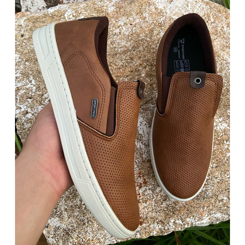 Sapatênis slip on masculino lançamento tenis cas