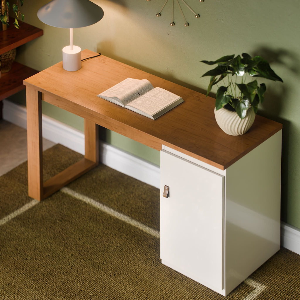 Escrivaninha Star Paris MDF Amadeirada com Porta  