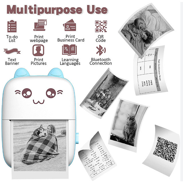 Impressora Térmica Portátil Wi-Fi/Bluetooth R