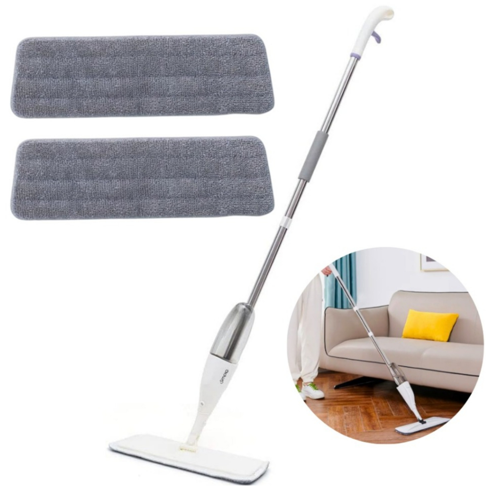 Mop Spray Giratório Limpeza Flash Mágico Rodo Es