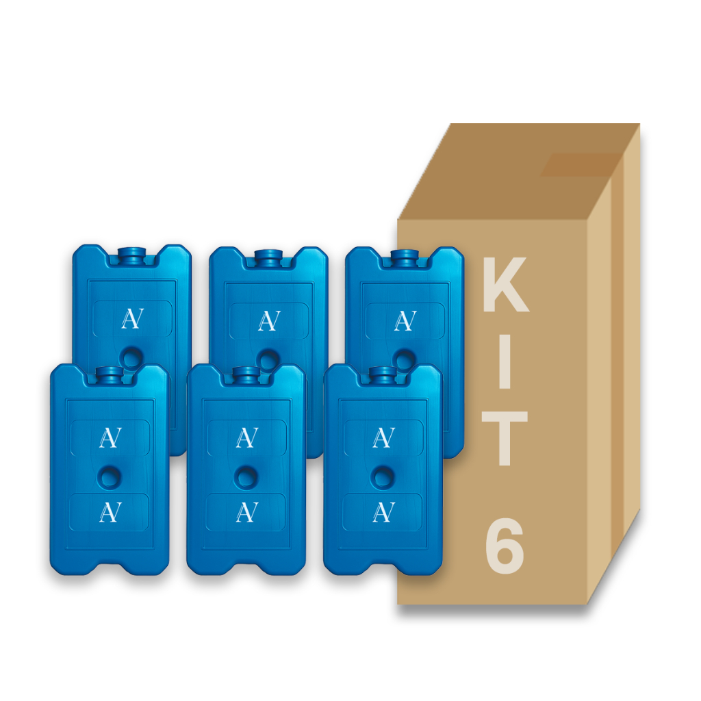 Gelo Artificial Rigido De 500ml Gelo Original 6 Un