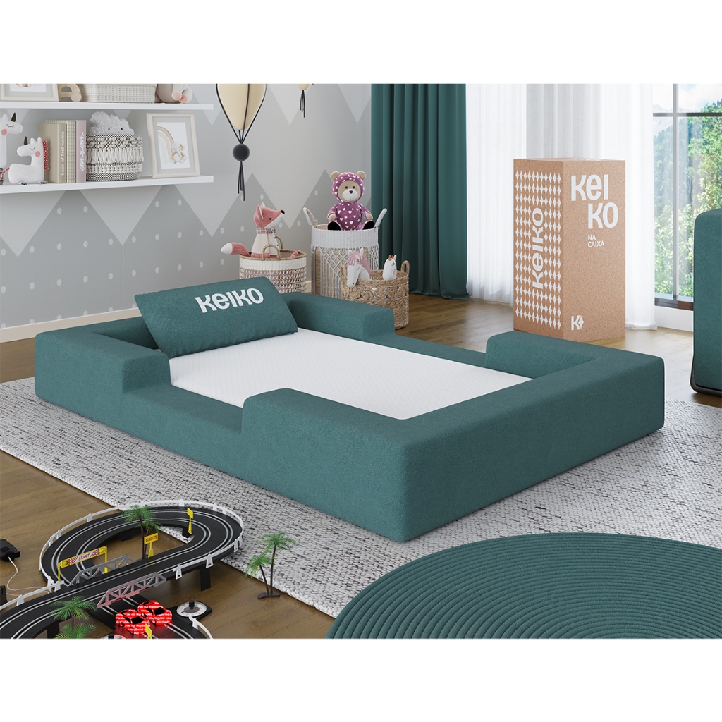 Cama Montessoriana Solteiro Ninho 100% Espuma Keik