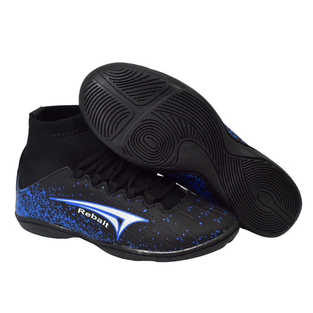 Chuteira de futsal cano alto botinha elastico orig