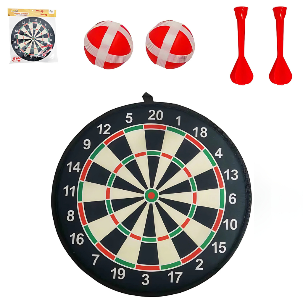 Jogo de Dardos e Bolinhas Parede Brinquedo Tiro ao