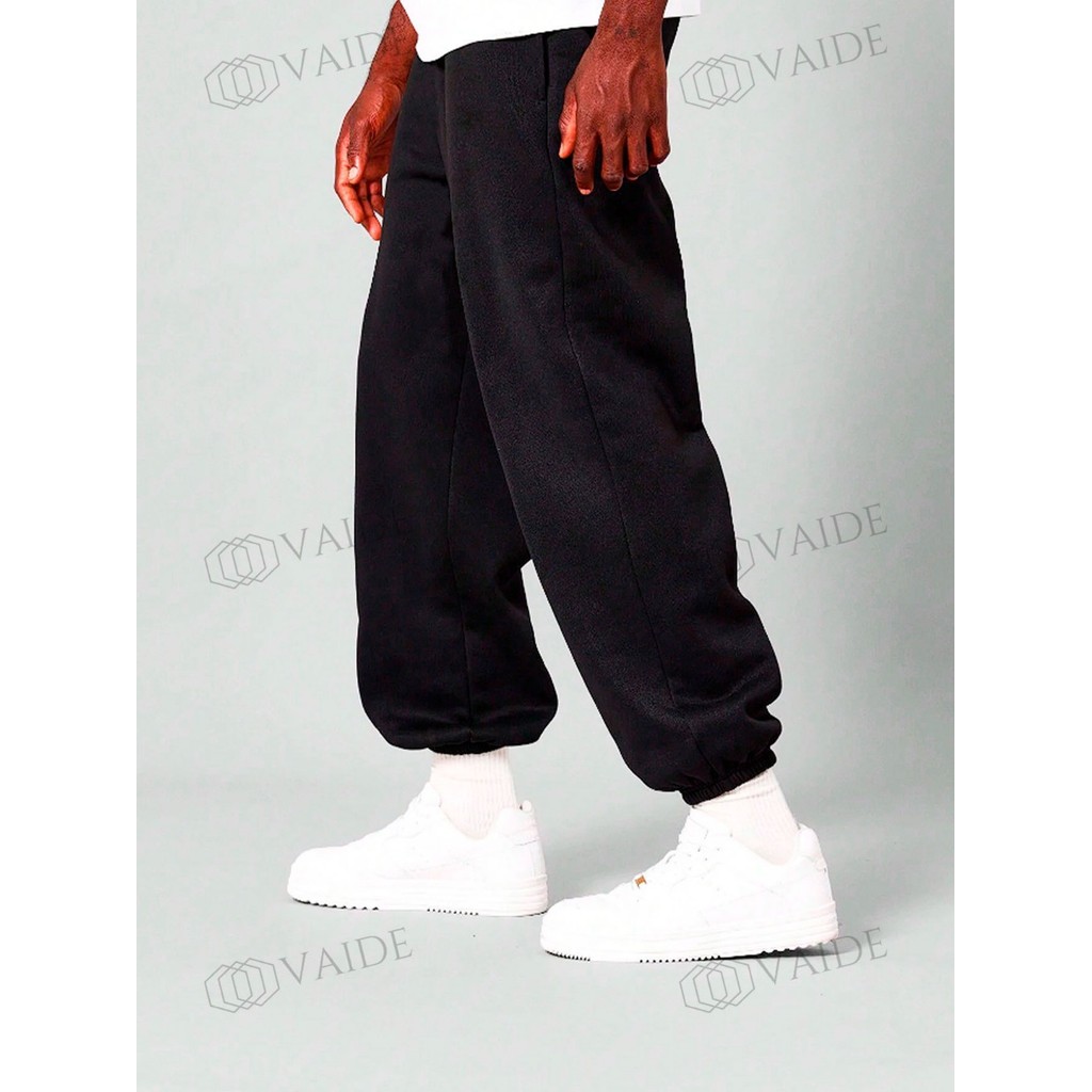 Calça Moletom Old School Grossa Estilo Jogger Aco