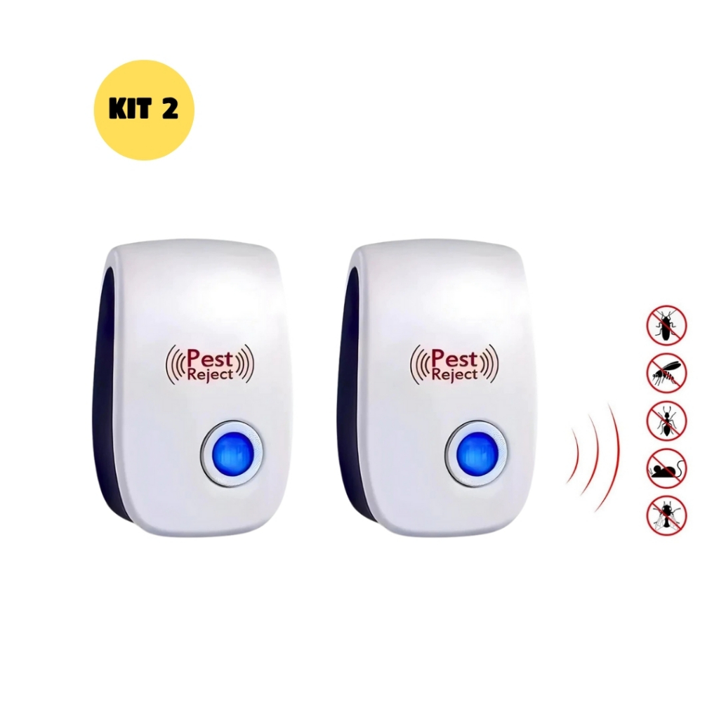 Repelente Eletrônico Ultrassônico Mosca Pernilon