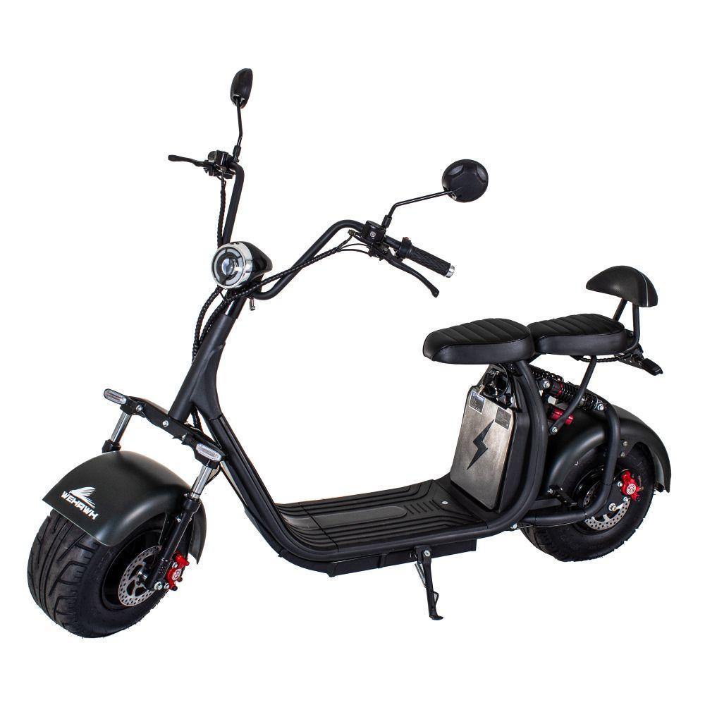 Scooter Moto Elétrica 2000W WeHawk WX-07 Bateria