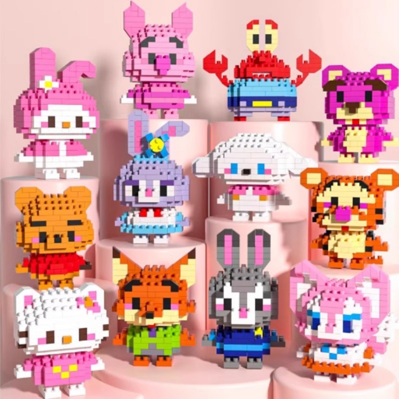 kit 20 Blocos de Montar De Construção Brinquedos