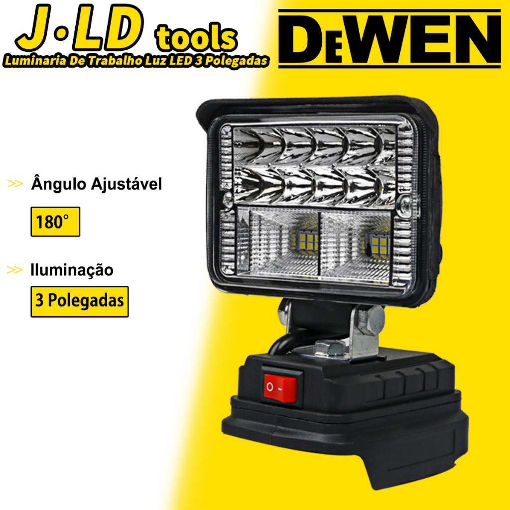 Luminaria De Trabalho Luz LED 3 Polegadas Forte Po