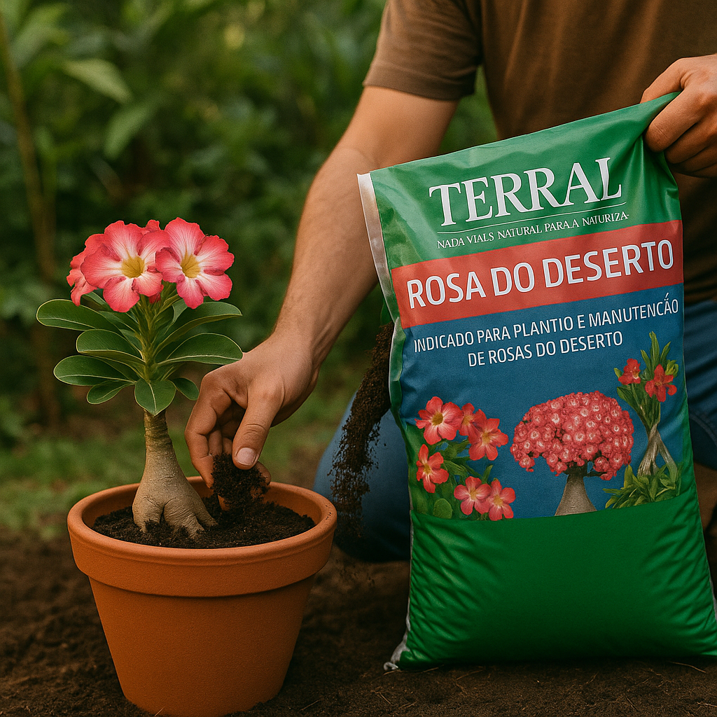 Substrato TERRAL Rosa do Deserto PRO 8L – Fl