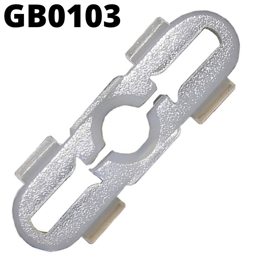 20 Grampo Presilha Moldura Friso Do Teto   Elba   