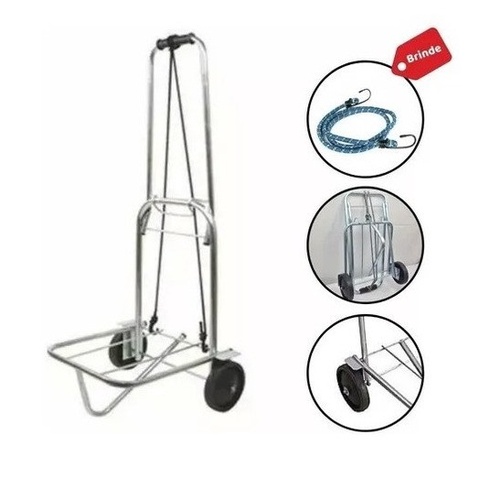 Carrinho De Carga Dobrável Bagagem Cooler 100 kg 