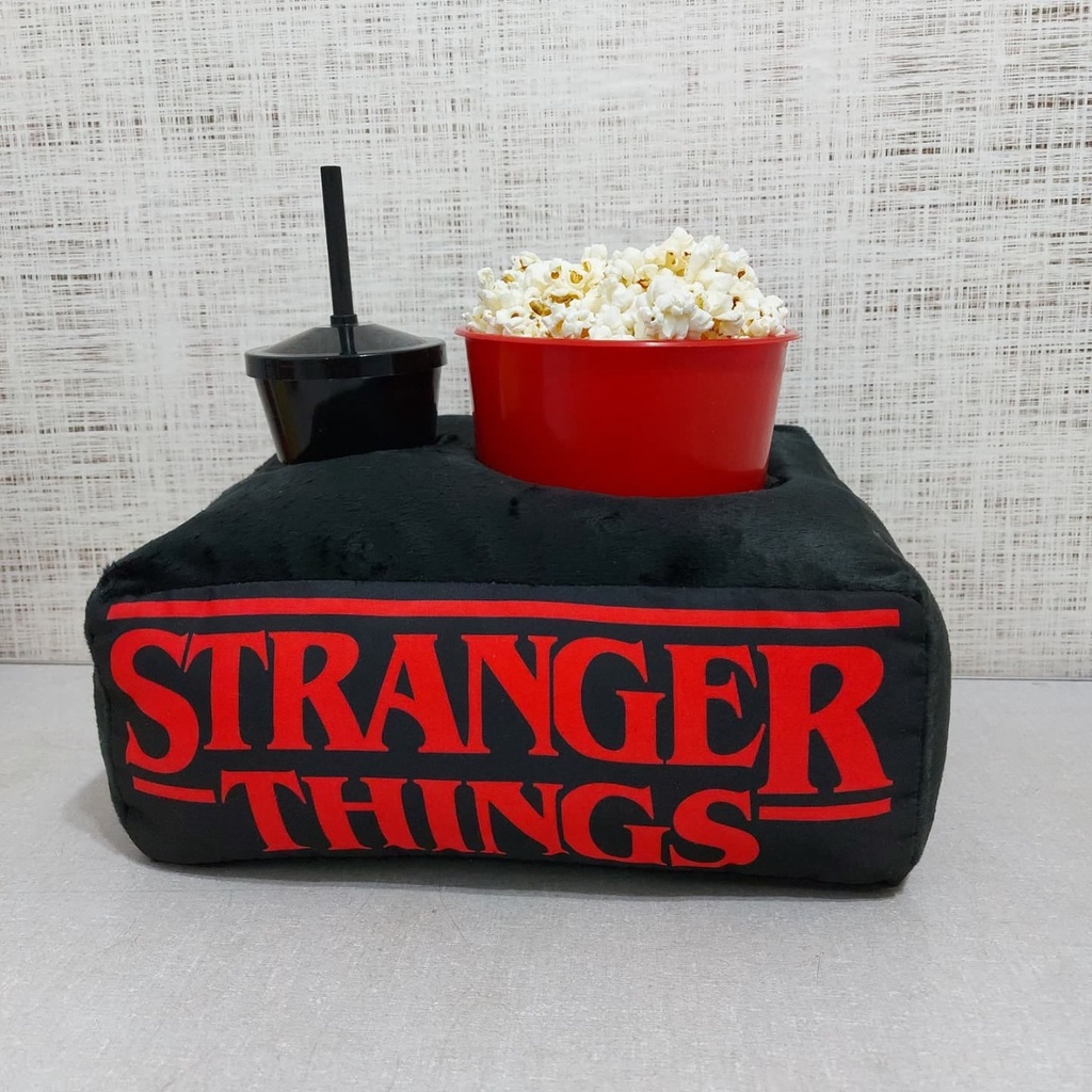 kit pipoca Almofada decorativa stranger things + b
