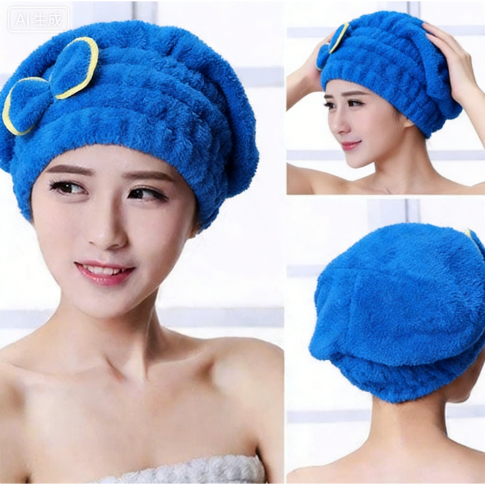 Touca Pós Banho Micro fibra Secagem Rápida Com L