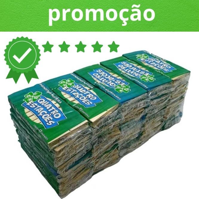 PROMO Prendedor De Roupa Madeira Pregador Kit c/60