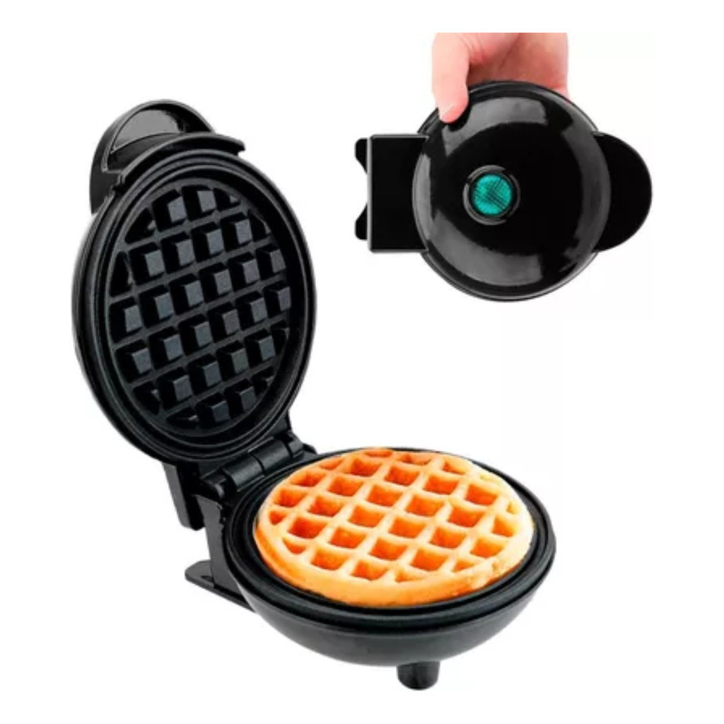 MAQUINA WAFFLE MINI ELETRICA PROFISSIONAL EAT GOOD