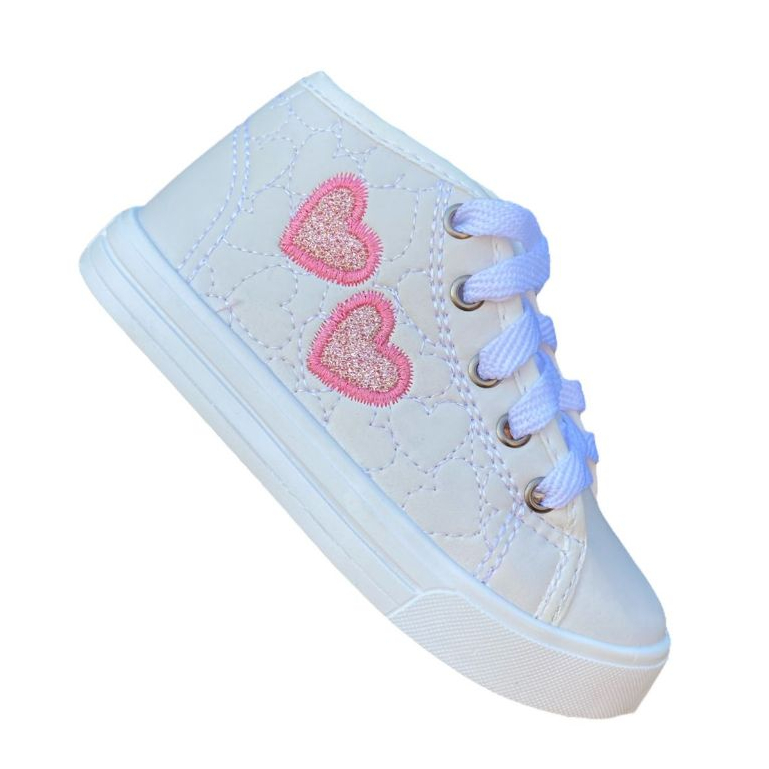 Tênis Infantil Virginia Feminino Enfeite  Brilho 