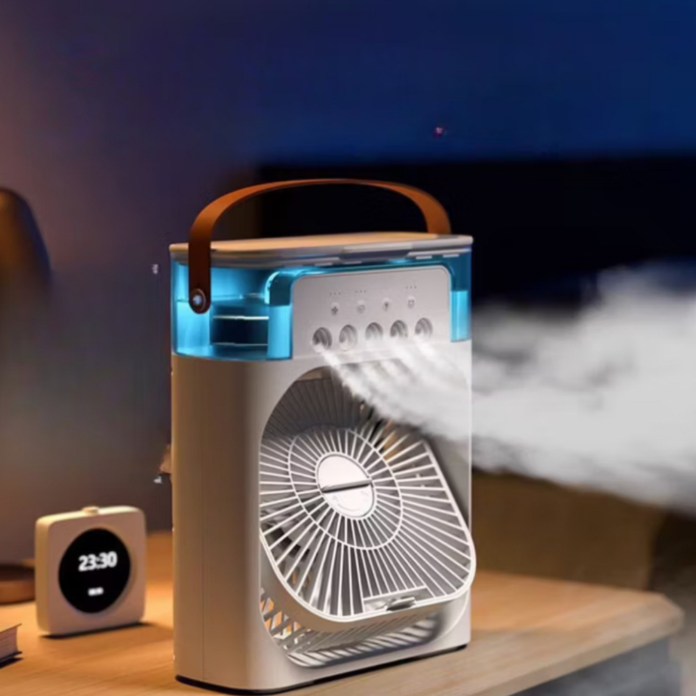 Refrigerador De Ar Ventilador Umidificador Portát