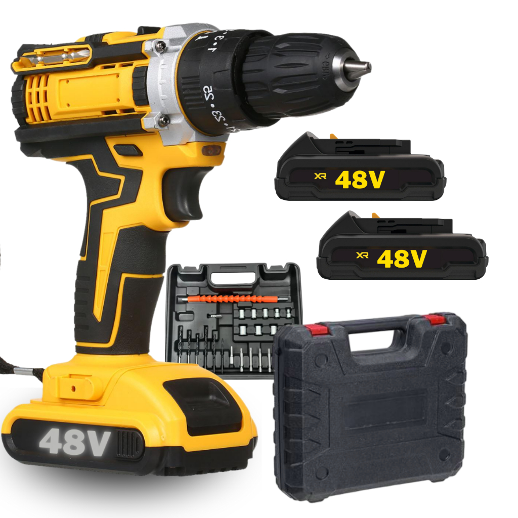 Parafusadeira Furadeira de Impacto a Bateria Recar