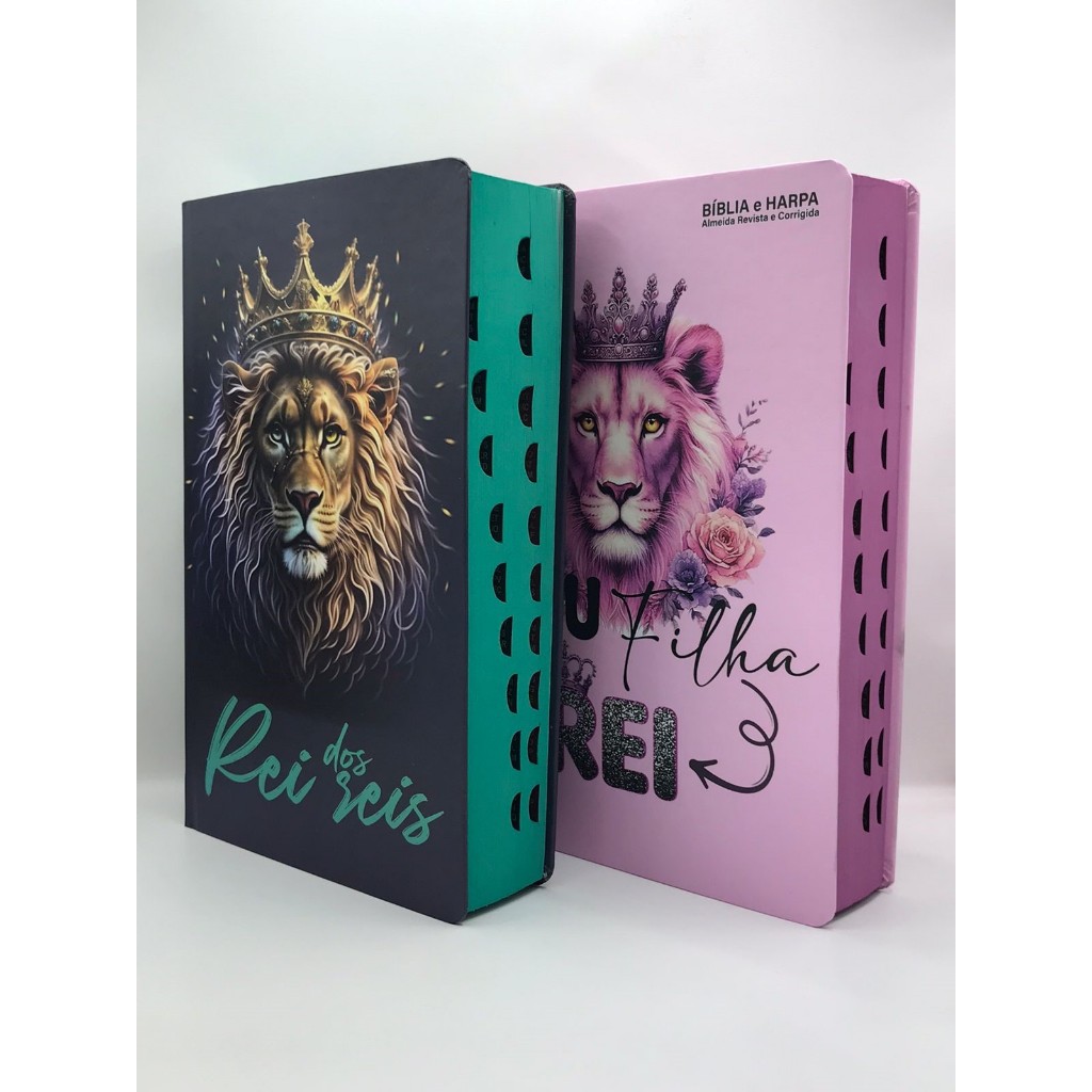 Kit 2 Bíblias  Sagrada Tamanho Grande Capa Dura C