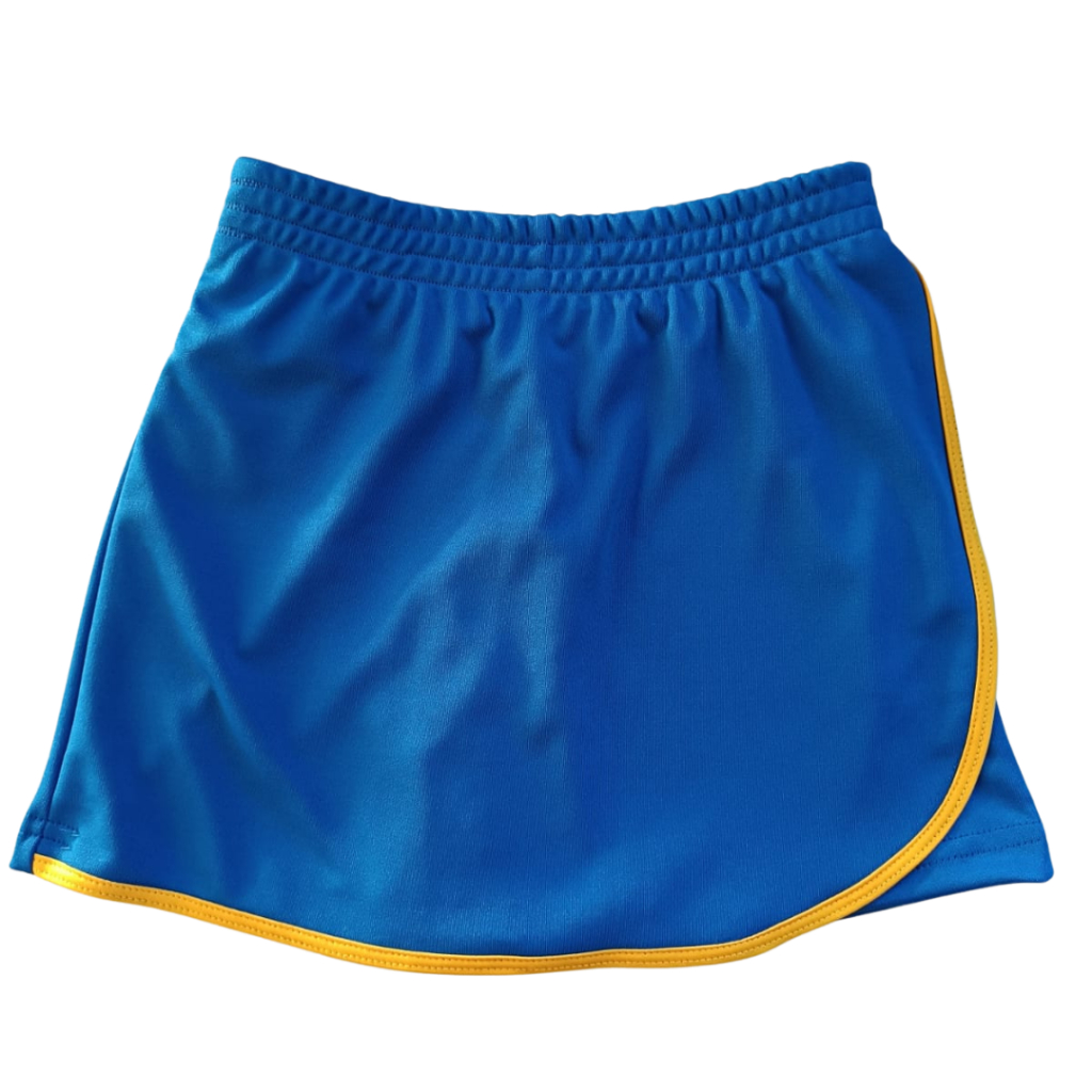 Shorts-saia Feminino Infantil/Juvenil  Azul Royal 
