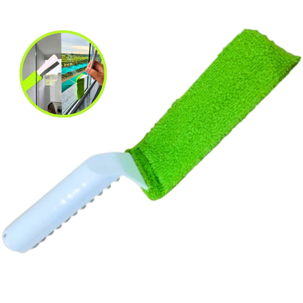 Limpador De Vidros Com Espatula Para Box Janelas F