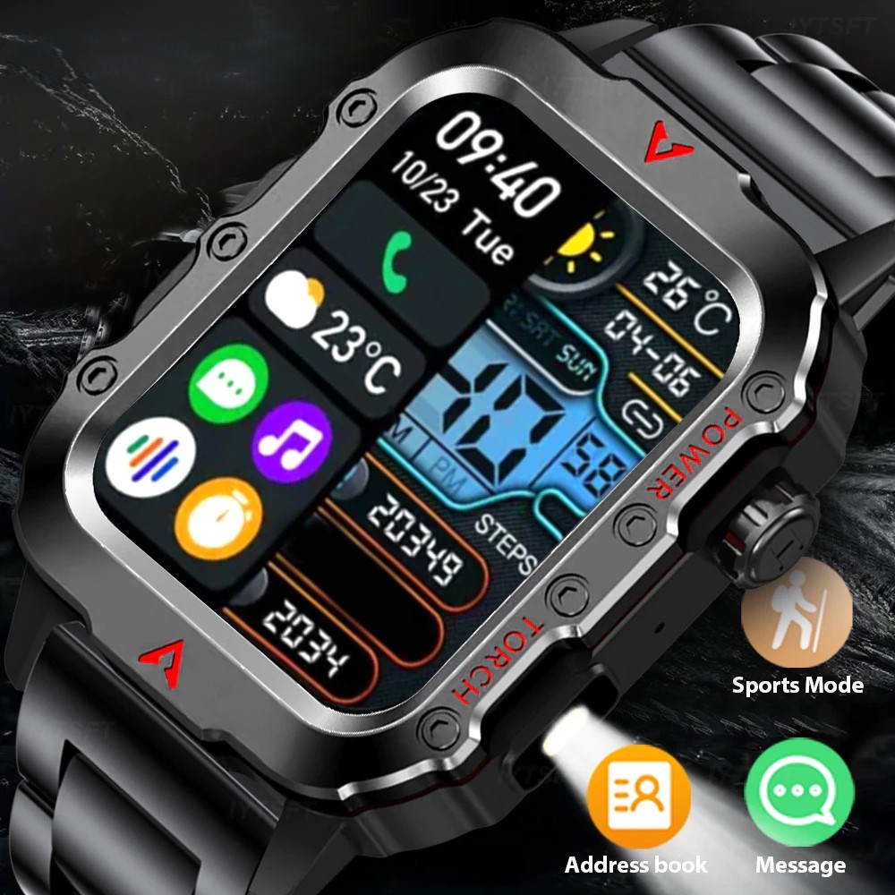 Smartwatch Esportivo LAXASFIT Tela1.71 Oxigênio n