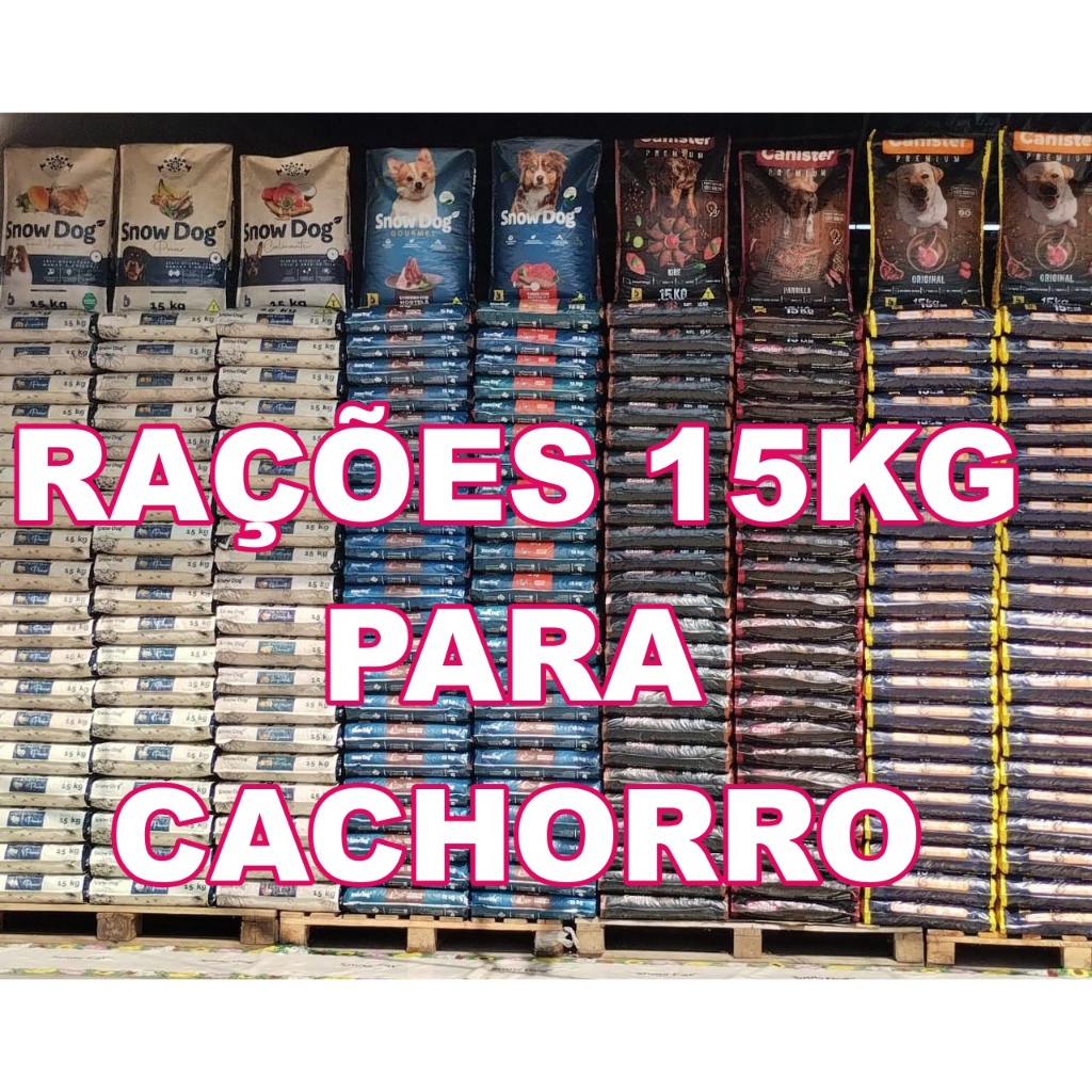 Ração Para Cachorro 15kg Super Premium, Premium 
