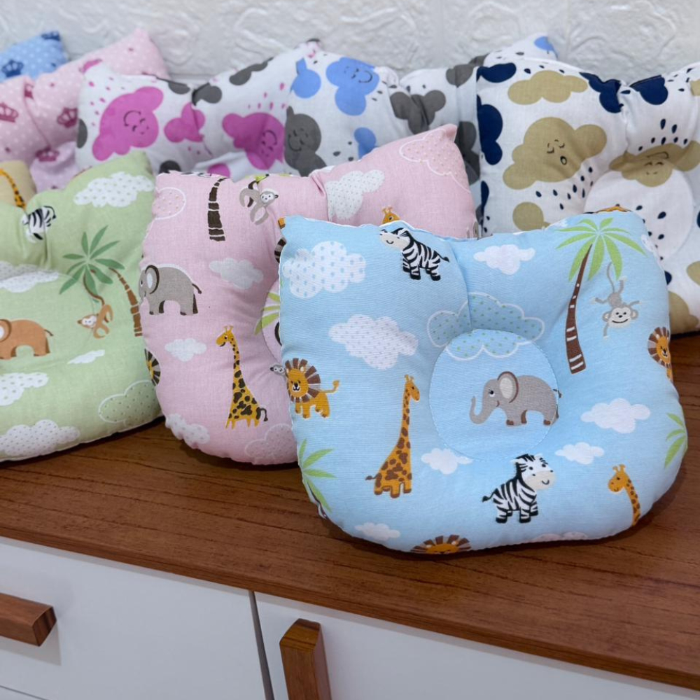 Travesseiro Anatômico para Bebê Estampado