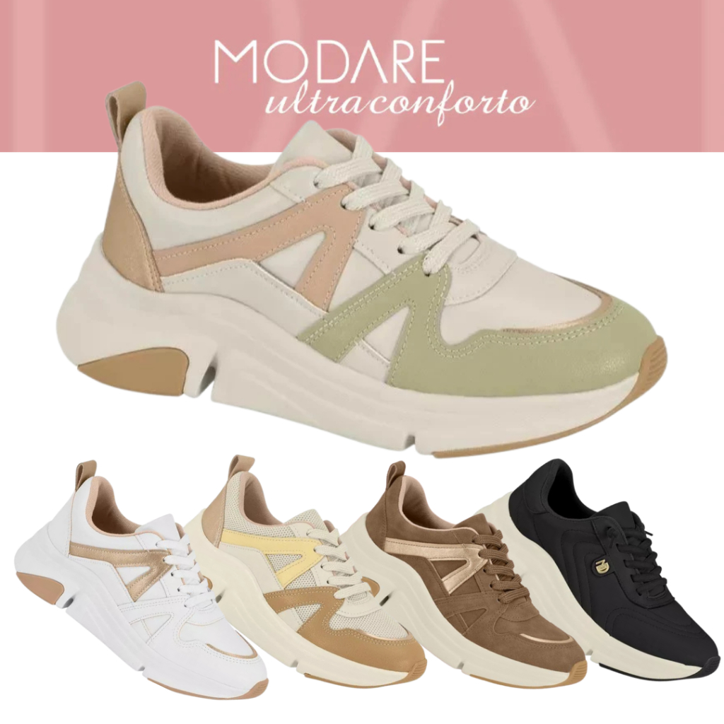 Tenis Feminino Modare Original Confort Chunky Ultr