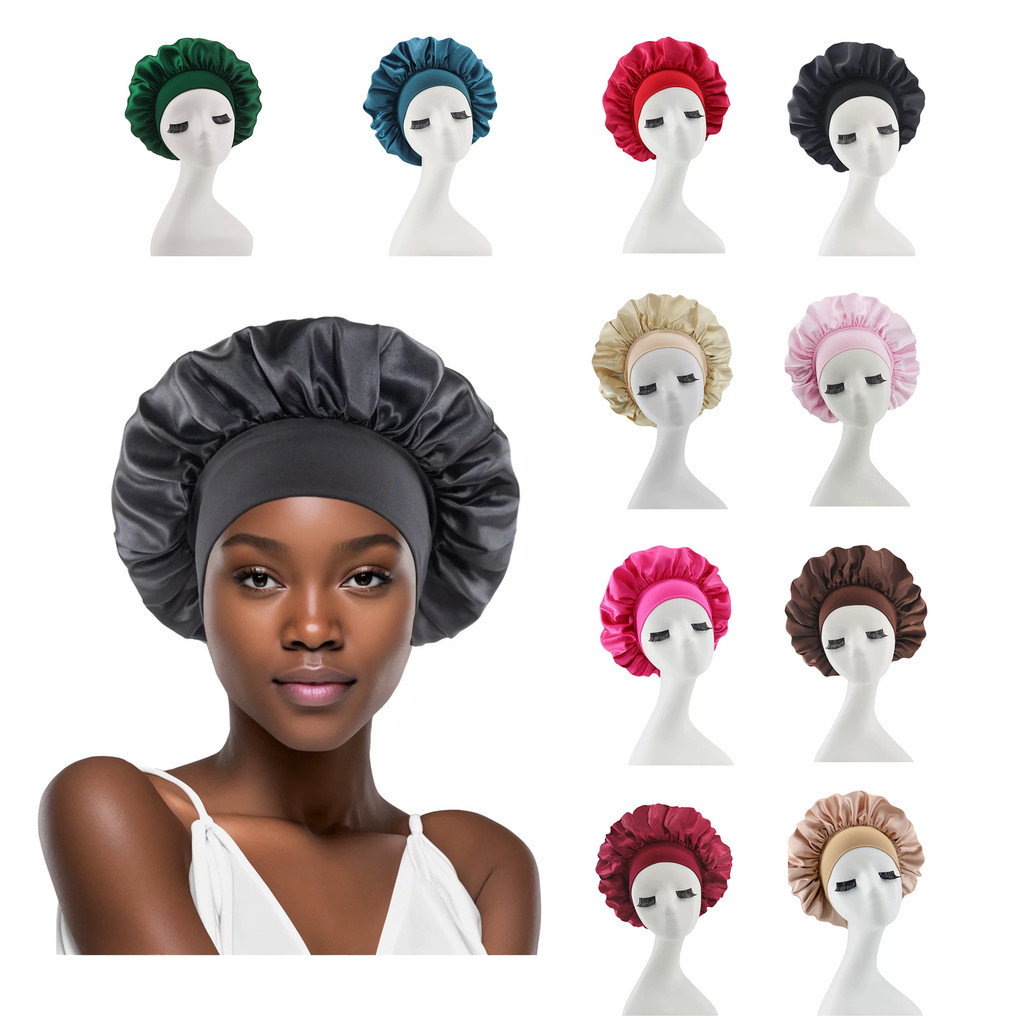 Touca de Cetim Antifrizz para Dormir e Banho Imper