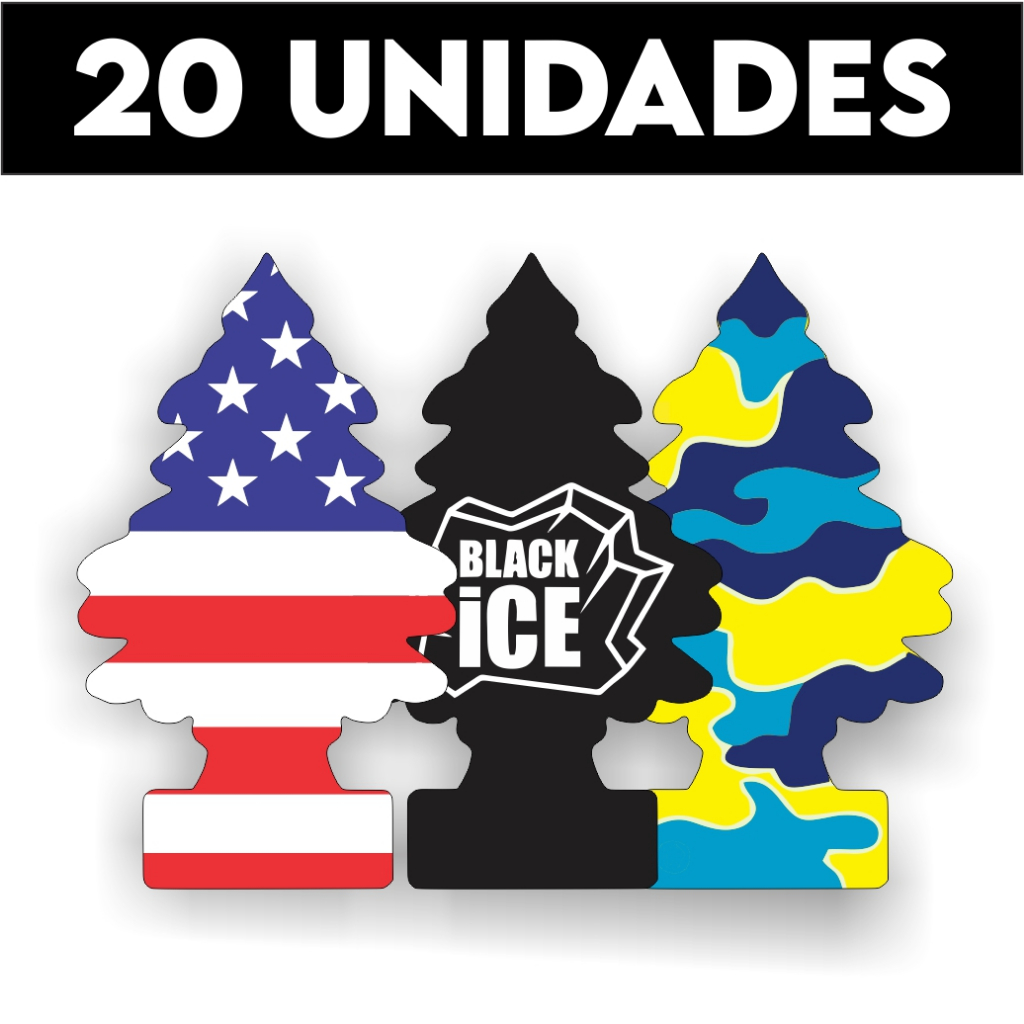 Kit 20 Cheirinho de carro Aromatizador Cheirinho P