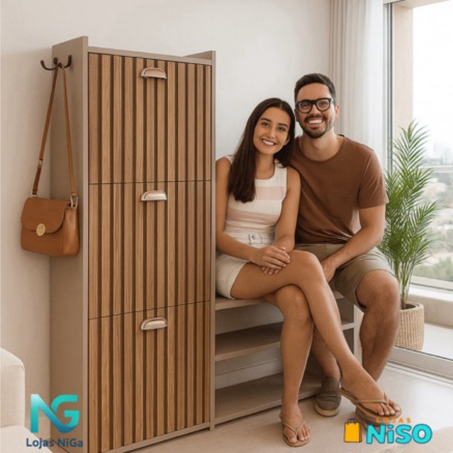 Sapateira Closet Vertical 79×66 Organizadora 