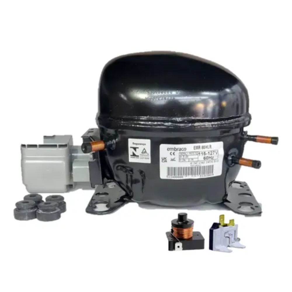 Motor Compressor Embraco Emr80hlr 1/4 Gás R134a C