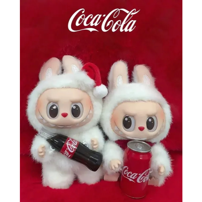 Laububu Coca-Cola Chaveiro de Pelúcia Curta Super