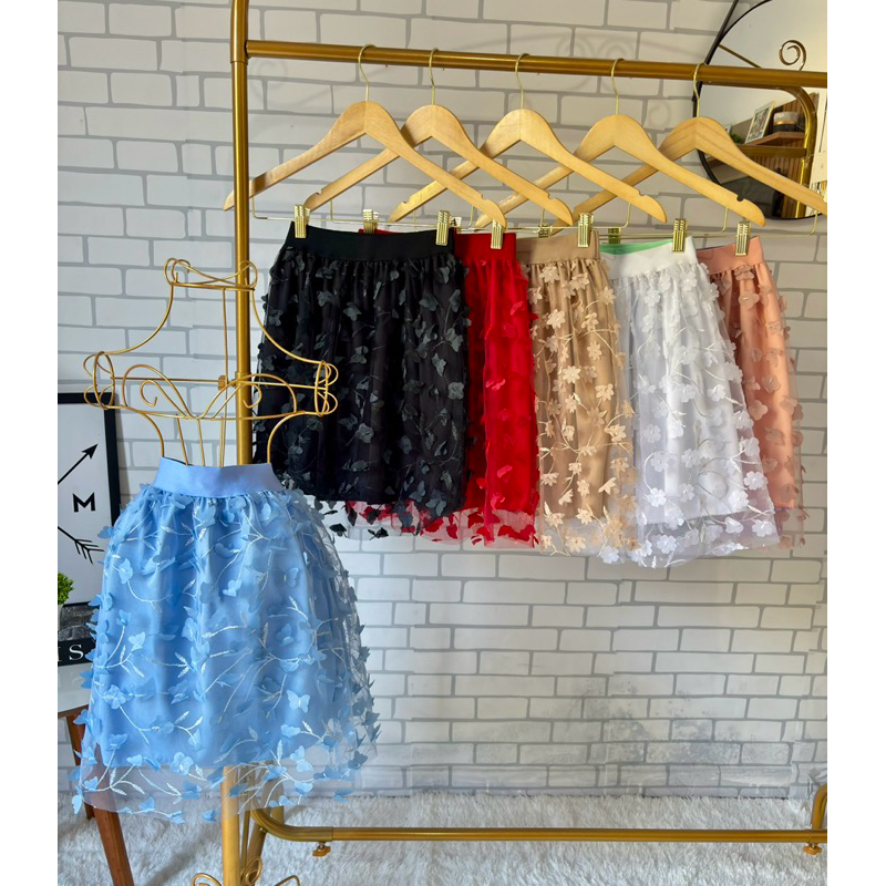 Saia tule infantil 3D P M G