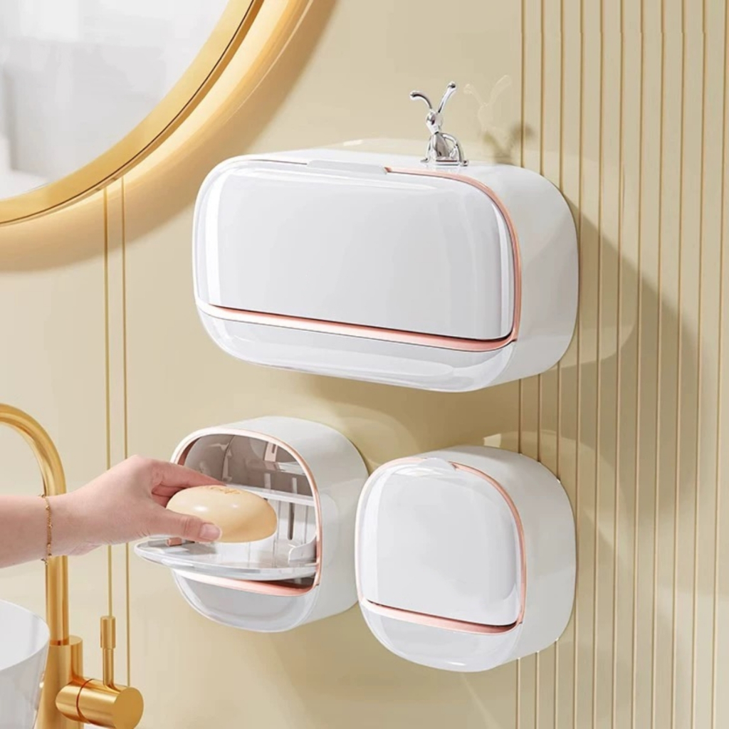 Saboneteira de Parede com Bandeja de Drenagem, Man