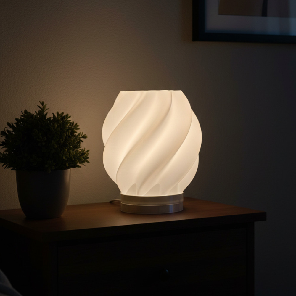 Luminária de Mesa Abajur Onion Decorativo Minimal