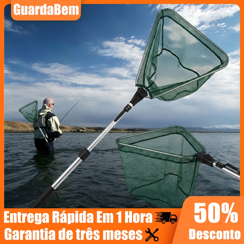 Passaguá Para Pesca Retrátil Dobrável Alumínio