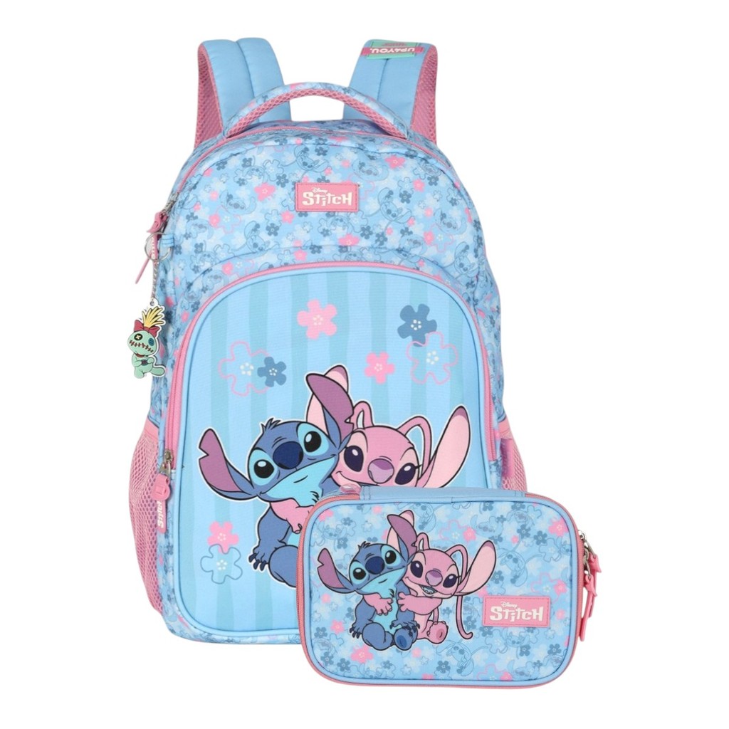 Mochila Escolar Infantil De Costas + Estojo 100 L�