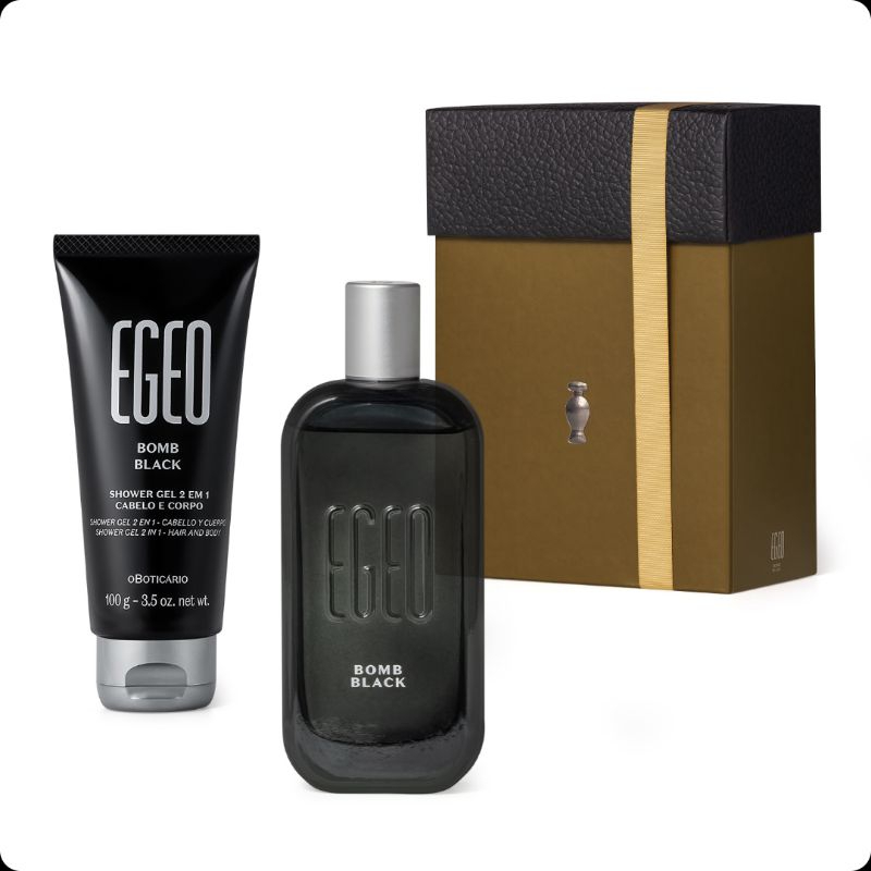 Kit Egeo Bomb Black (Perfume + Shower Gel)o botic�